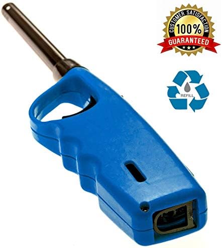 Encendedor Refillable Elite Brands USA, Paquete de 5 Encendedores de Butano Multicolor, Ideal para BBQ, Cocina y Uso Múltiple, Grande - imagen 4