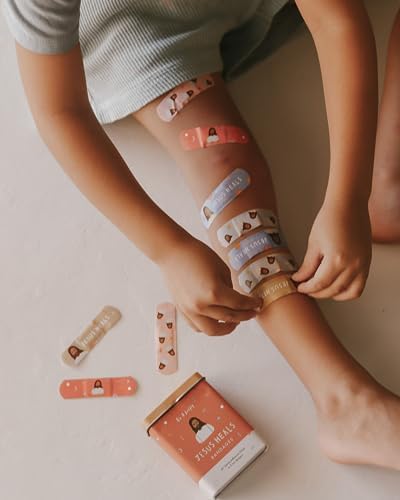 Curitas Be A Heart Original Jesús Sana, Curitas Adhesivas para Niños (2 Latas de Curitas) - imagen 8