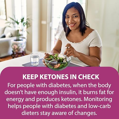 Tiras de Prueba de Cetonas TRUEplus, 100 Piezas, Ideal para Dietas Bajas en Carbohidratos y Personas con Diabetes - imagen 6
