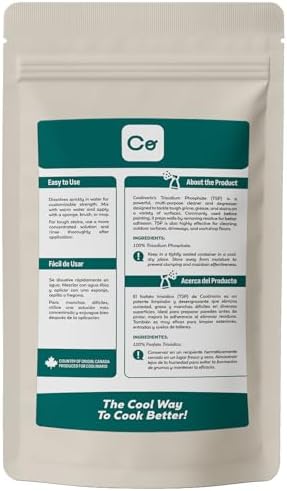 Coolinario Fosfato Trisódico - Limpiador TSP (1 LB) Limpiador y Desengrasante Pesado para Paredes, Pisos y Superficies Exteriores | Elimina Grasa, - imagen 2