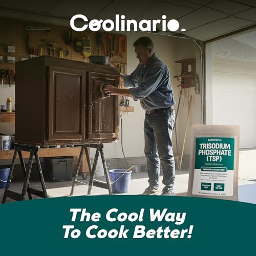 Coolinario Fosfato Trisódico - Limpiador TSP (1 LB) Limpiador y Desengrasante Pesado para Paredes, Pisos y Superficies Exteriores | Elimina Grasa, - imagen 8