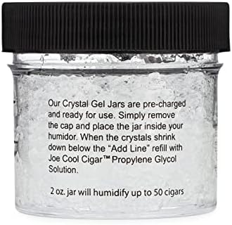 Humidificador de Gel Cristal Joe Cool para Humidores de Cigarros (Frascos de 2 oz) - Paquete de 2 - imagen 3