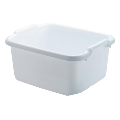 Palangana de Plástico Rubbermaid de 15, 15.6 Qt, 15.23 x 12.46 x 7.8, Color Blanco - imagen 1