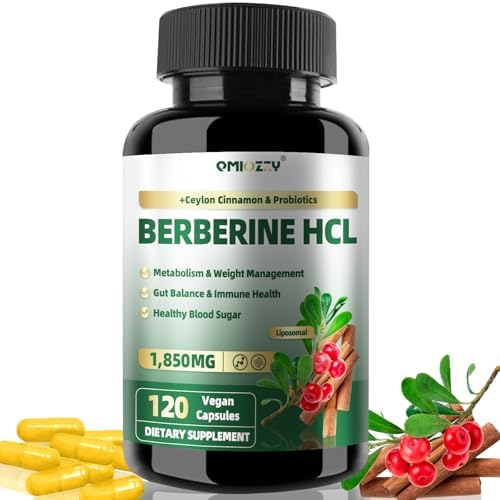 Suplemento de Berberina 1500mg, Berberina Liposomal con Canela de Ceilán y Probióticos para Hombres y Mujeres, Extracto Himalayo, Apoyo a la Salud - imagen 1