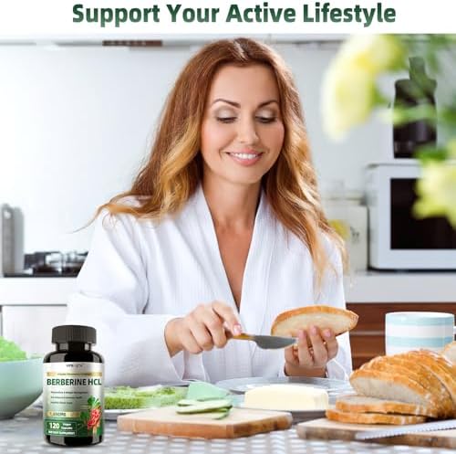 Suplemento de Berberina 1500mg, Berberina Liposomal con Canela de Ceilán y Probióticos para Hombres y Mujeres, Extracto Himalayo, Apoyo a la Salud - imagen 5