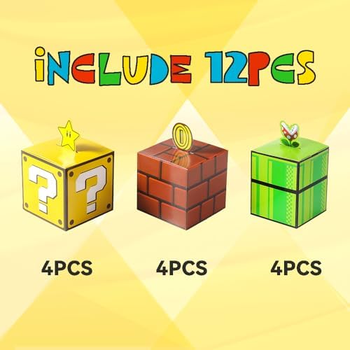 Cajas de Regalo para Fiestas SUYEPER - 12PCS de Cartón para Snacks y Sorprendentes Sorpresas de Cumpleaños - imagen 4