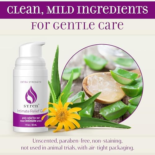 Gel de Alivio Intimo Syren con 4% de Lidocaína para Sensibilidad Externa, Vulvodinia, Dispareunia, Incomodidad Vaginal, Sequedad, Apoyo Suave - imagen 2