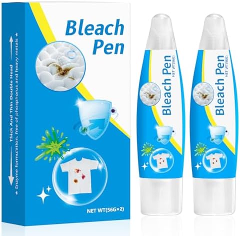 Bolígrafo de blanqueo, gel blanqueador para ropa, bolígrafo portátil, eliminación de manchas más efectiva, accesorios, quita manchas instantáneo (2 - imagen 1