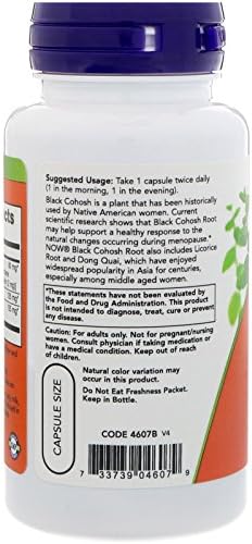 NOW Foods Cohosh Negro 80 mg - imagen 3