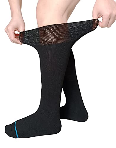Calcetas para Bota de Caminata VEIGIKE, Reemplazo para Férula Ortopédica, Medias Tubulares para Walkers y Yeso, Cubierta Quirúrgica Negra, 2 Pares - imagen 4