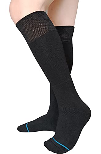 Calcetas para Bota de Caminata VEIGIKE, Reemplazo para Férula Ortopédica, Medias Tubulares para Walkers y Yeso, Cubierta Quirúrgica Negra, 2 Pares - imagen 5