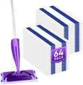 Repuestos de Almohadillas GLIMGLINT Compatibles con Swiffer Wet Jet, 4 Capas, Súper Absorbentes, 64 Piezas para Limpieza y Secado de Pisos - imagen 1