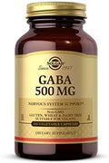Solgar GABA 500 mg, 100 Cápsulas Vegetales - Apoyo a la Relajación y Sistema Nervioso - Aminoácido - No OGM, Vegano, Sin Gluten, Sin Lácteo, Kosher - - imagen 1