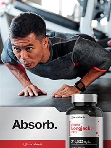 Horbäach - Tongkat Ali Longjack | 120 Cápsulas | Suplemento de Rendimiento Masculino | Extracto Herbal Concentrado | Sin GMO y Libre de Gluten - imagen 6