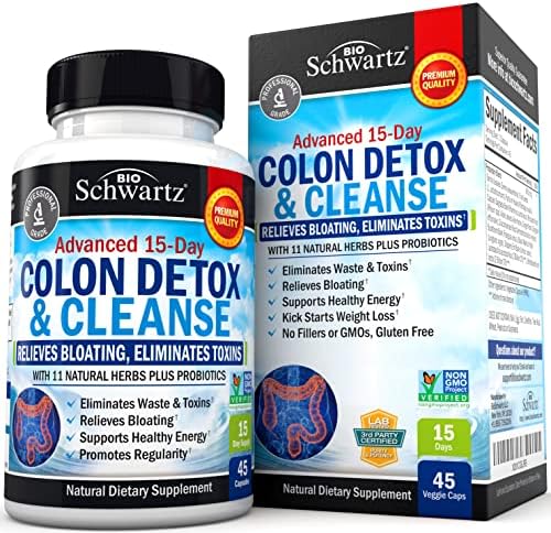 Limpiador de Colon y Detox para Soporte Digestivo - Limpieza Extra Fuerte de 15 Días con Fibra Probiótica, Cáscara de Psyllium y Noni para Alivio del - imagen 1
