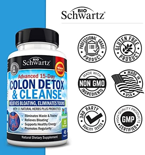 Limpiador de Colon y Detox para Soporte Digestivo - Limpieza Extra Fuerte de 15 Días con Fibra Probiótica, Cáscara de Psyllium y Noni para Alivio del - imagen 3