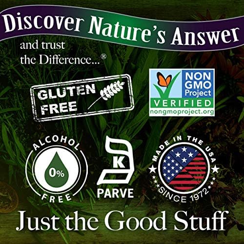 Extracto de Raíz de Valeriana Nature's Answer 2 Oz - Sin Alcohol, Sin Gluten, Kosher, No Transgénico, Hecho en EE. UU. - Apoyo para la Calma y - imagen 4