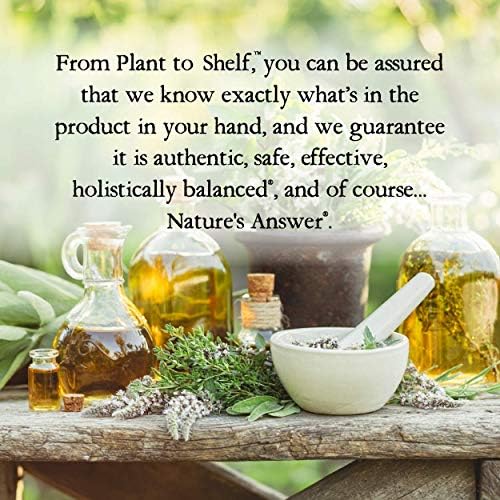 Extracto de Raíz de Valeriana Nature's Answer 2 Oz - Sin Alcohol, Sin Gluten, Kosher, No Transgénico, Hecho en EE. UU. - Apoyo para la Calma y - imagen 6