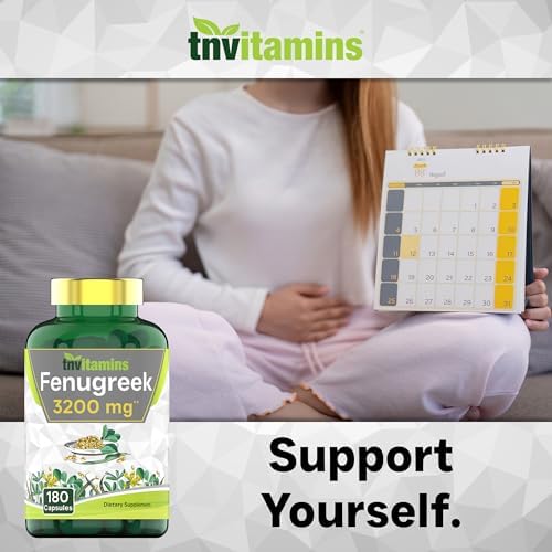 Cápsulas de Fenogreco tnvitamins: 3200 mg - 180 Cápsulas | Suplemento de Fenogreco para Hombres y Mujeres | Extracto de Semilla de Fenogreco | No GMO - imagen 8