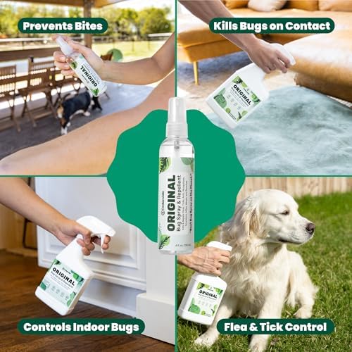 Cedarcide Original Spray Antiinsectos | Repelente y Eliminador de Pulgas, Garrapatas, Mosquitos, Ácaros, Hormigas y Chiggers | Para Personas, - imagen 3