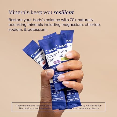 Trace Minerals Power Pak Inmunidad - Paquetes de Multivitaminas y Mult Minerales - Soporte de Electrolitos - 1200 mg de Vitamina C Sabor Limón y - imagen 7