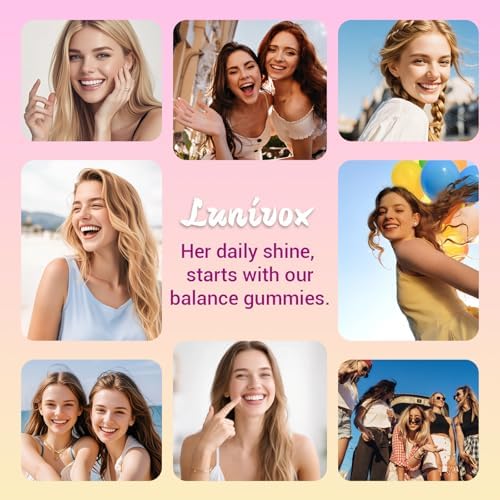 Gomitas Probióticas Femeninas Lunivox Her Juicy con Prebióticos y Olmo Resbaladizo - Equilibrio de pH, Salud Digestiva y Soporte Inmunológico - Sabor - imagen 7