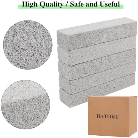 Limpiador de Inodoro de Piedra Pómez - 25 Piezas, Eliminador de Anillos de Agua Dura, Ideal para Hogar, Baño, Cocina y Alberca (15 x 3.5 x 2.3 cm) - imagen 2