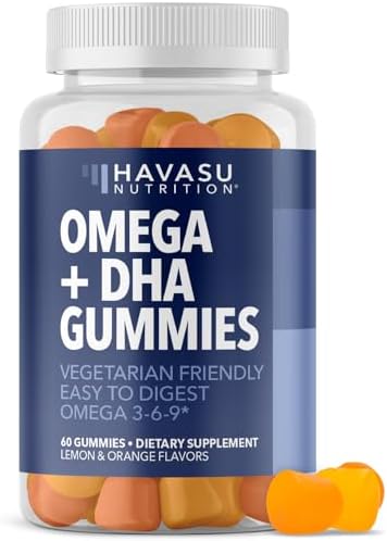 Gomitas Omega 3 6 9 + DHA para Adultos - Alternativa Vegana de Aceite de Pescado con Aceite de Semilla de Chía y Algas - 60 Unidades - imagen 1