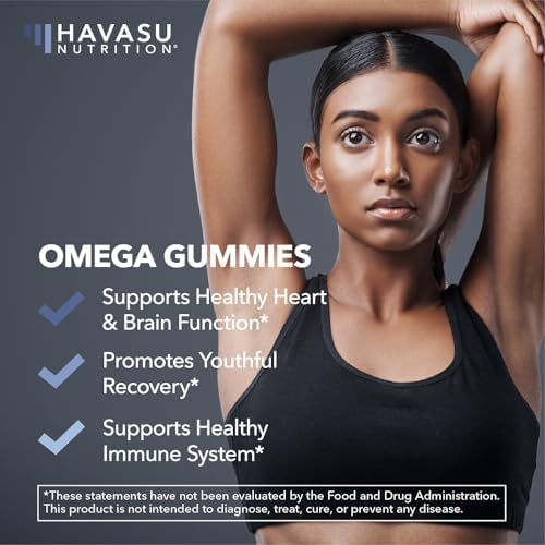 Gomitas Omega 3 6 9 + DHA para Adultos - Alternativa Vegana de Aceite de Pescado con Aceite de Semilla de Chía y Algas - 60 Unidades - imagen 4