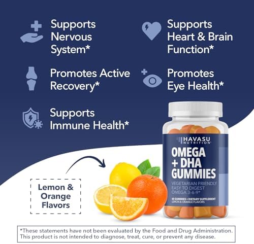 Gomitas Omega 3 6 9 + DHA para Adultos - Alternativa Vegana de Aceite de Pescado con Aceite de Semilla de Chía y Algas - 60 Unidades - imagen 5