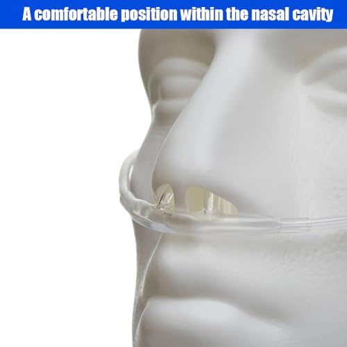 Cannula Nasal de Oxígeno Luisddi 10 Piezas, Alta Flujo, Conector Estándar de 7 Pies, Tubo Verde, Empaque Individual - imagen 3