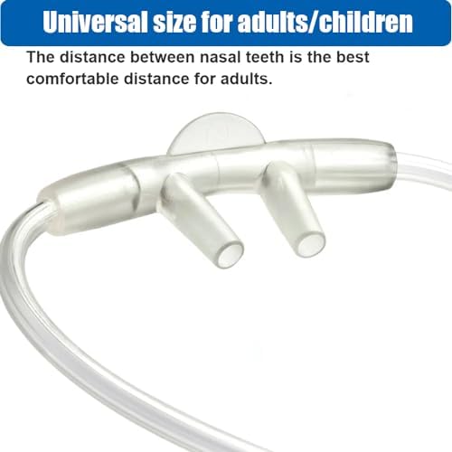 Cannula Nasal de Oxígeno Luisddi 10 Piezas, Alta Flujo, Conector Estándar de 7 Pies, Tubo Verde, Empaque Individual - imagen 5