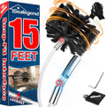 Kit de Limpieza de Ventilación de Secadora Sealegend de 15 Pies con Cepillo Flexible y Accesorio para Taladro, Ideal para Chimeneas y Fácil de Usar - imagen 1