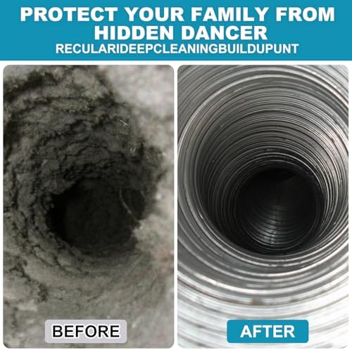 Kit de Limpieza de Ventilación de Secadora Sealegend de 15 Pies con Cepillo Flexible y Accesorio para Taladro, Ideal para Chimeneas y Fácil de Usar - imagen 7