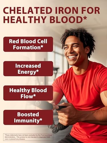 Suplemento de Hierro Vitacook para Mujeres y Hombres, 3 en 1, 65 mg de Hierro Bisglicinato, Sulfato y Carbonilo con Vitamina C, 60 Tabletas - imagen 2