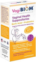 Suplementos de Ácido Bórico VagiBiom con Lactobacilos: Equilibrio de Flora Microbiana; Nutre y Mantiene Flora Saludable; Sin Parabenos (5 piezas) - imagen 1