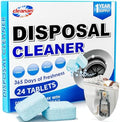 Tabletas Limpiadoras y Desodorantes para Desechos de Comida - 24 Piezas, Elimina Olores Rápidamente, Acción Espumosa XL, Aroma Refrescante a Limón, - imagen 1
