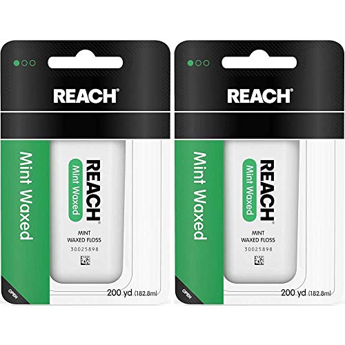 Hilo Dental Cerado REACH de Menta 200 Yardas (Paquete de 2) - imagen 1