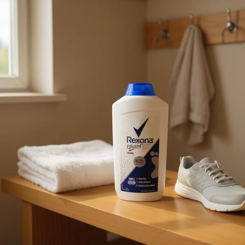 Polvo de Talco Rexona Efficient para Pies 180g – Yahve - Fragancia Refrescante y Humectante - Fórmula Absorbente para el Cuidado Diario de los Pies - imagen 4