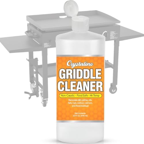 Limpiador para Parrilla de Superficie Crystalino (32 Fl Oz), Elimina Grasa, Óxido, Carbono y Calcio, Kit de Limpieza para Plancha, Ideal para Acero - imagen 1