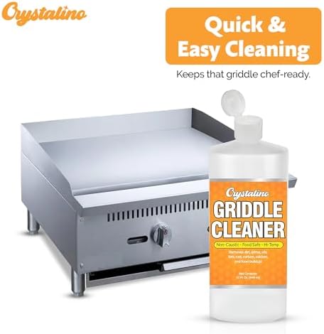 Limpiador para Parrilla de Superficie Crystalino (32 Fl Oz), Elimina Grasa, Óxido, Carbono y Calcio, Kit de Limpieza para Plancha, Ideal para Acero - imagen 4