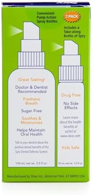 Spray Hidratante para Boca Seca Spry con Xilitol Natural, Sabor Menta, Libre de Gluten y No GMO, 4.5 fl. oz (Paquete de 1) - imagen 5