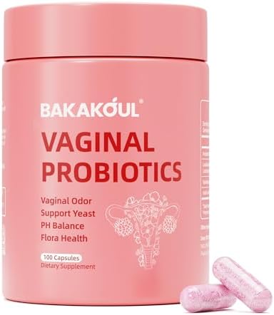 Suplemento Vaginal BAKAKOUL con Probióticos y Prebióticos, Mezcla de Lactobacilos para el Equilibrio del pH, 100 Cápsulas, Salud Vaginal y Reducción - imagen 1