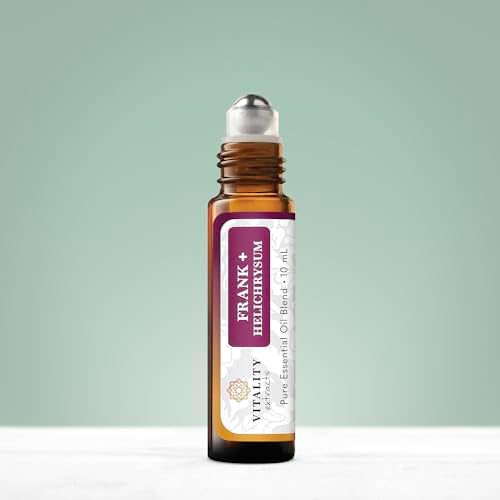 Mezcla de Aceite Esencial Frank+ de Vitality Extracts con Helichrysum - Roll-On de 10ml, Incienso Boswellia Seratta, Aromaterapia, Piel Suave, Alivio - imagen 2