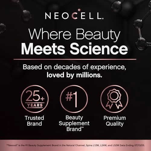 Suplemento de Biotina, Colágeno y Queratina NeoCell | 80000 mcg | 60 Cápsulas | Complejo B de Belleza | Con Ácido Hialurónico | Para Cabello, Piel y - imagen 5