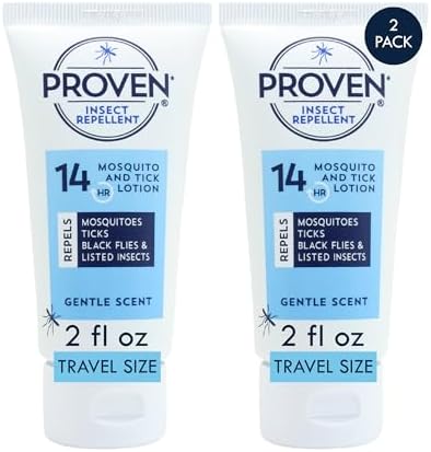 Loción Repelente de Insectos Proven para Mosquitos, Garrapatas y Moscas - (Paquete de 2) 2 fl oz - Alternativa a DEET - Protección de hasta 14 Horas - imagen 1