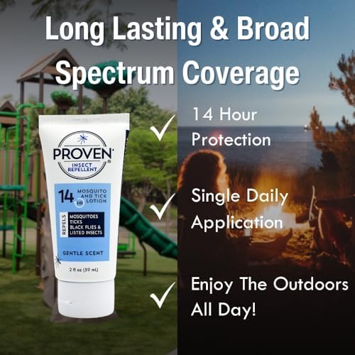 Loción Repelente de Insectos Proven para Mosquitos, Garrapatas y Moscas - (Paquete de 2) 2 fl oz - Alternativa a DEET - Protección de hasta 14 Horas - imagen 4