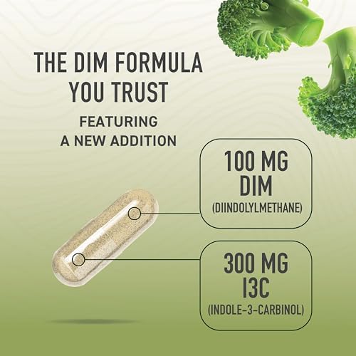 DIM e Indole 3 Carbinol para el Balance Hormonal en Mujeres y Hombres | Complejo I3C | Suplementos para la Salud Femenina, Antioxidantes | Vegano, No - imagen 4