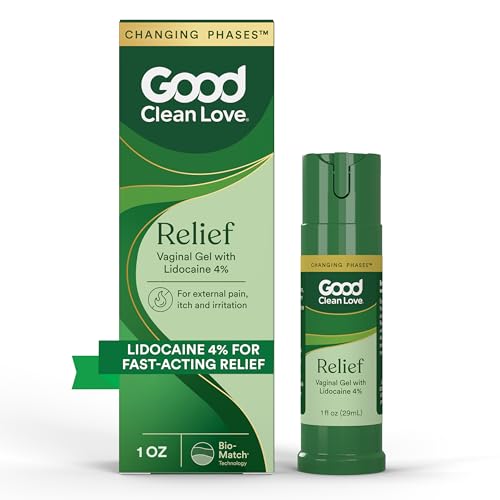 Gel para Alivio de Dolor e Irritación Vaginal Good Clean Love con Lidocaína 4%, Rápido y Efectivo, 1 Oz, Apoyo Postparto o Postquirúrgico - imagen 1