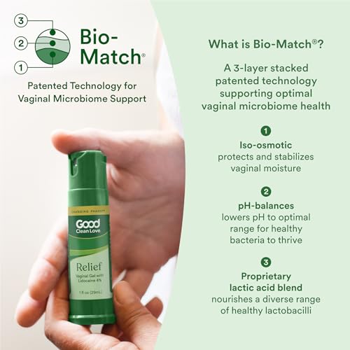 Gel para Alivio de Dolor e Irritación Vaginal Good Clean Love con Lidocaína 4%, Rápido y Efectivo, 1 Oz, Apoyo Postparto o Postquirúrgico - imagen 4